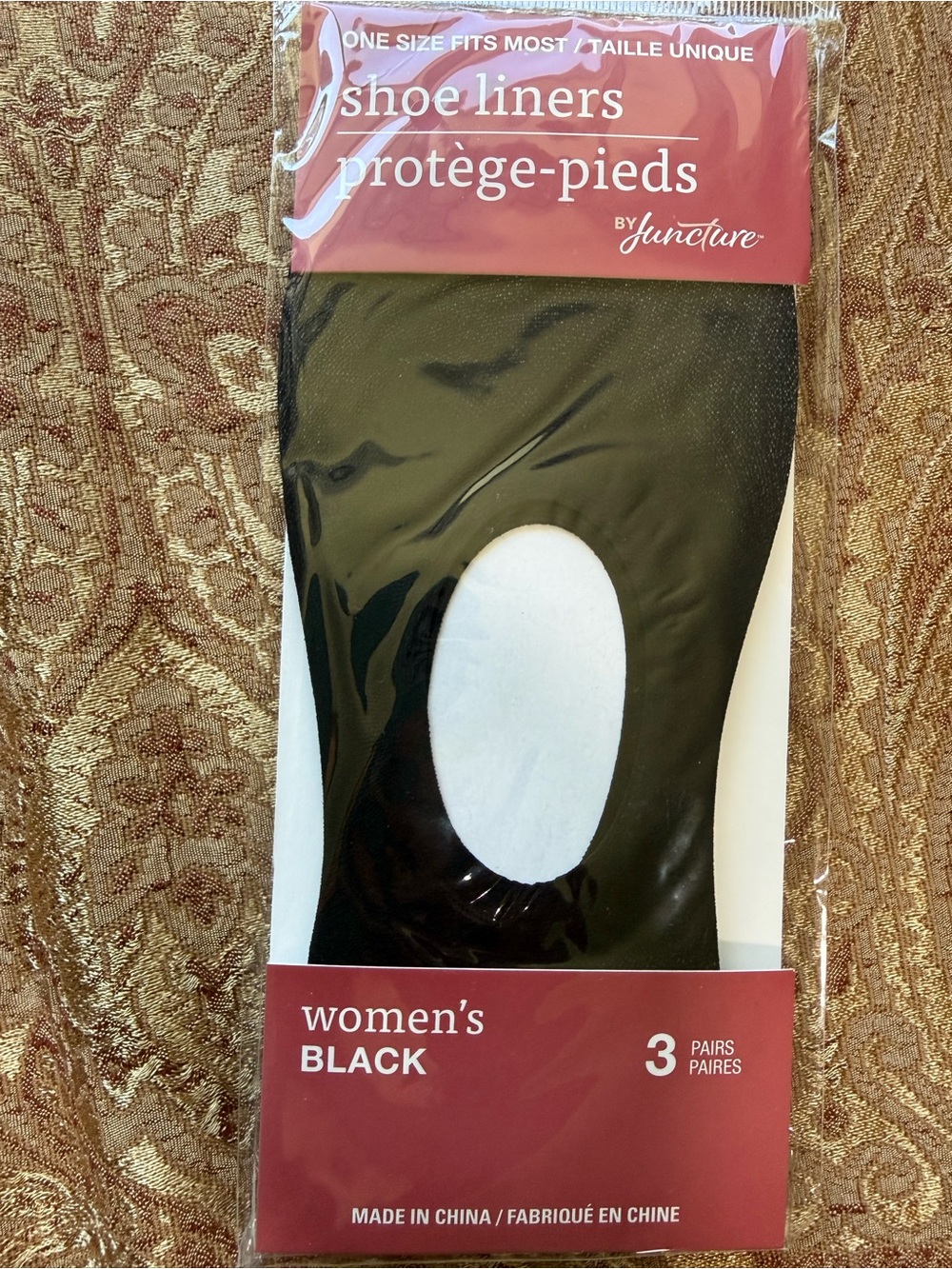 Juncture Women’s Black Shoe Liners - 3 Pairs